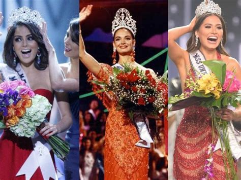 mis famosas|Ellas son las mexicanas que han ganado Miss .